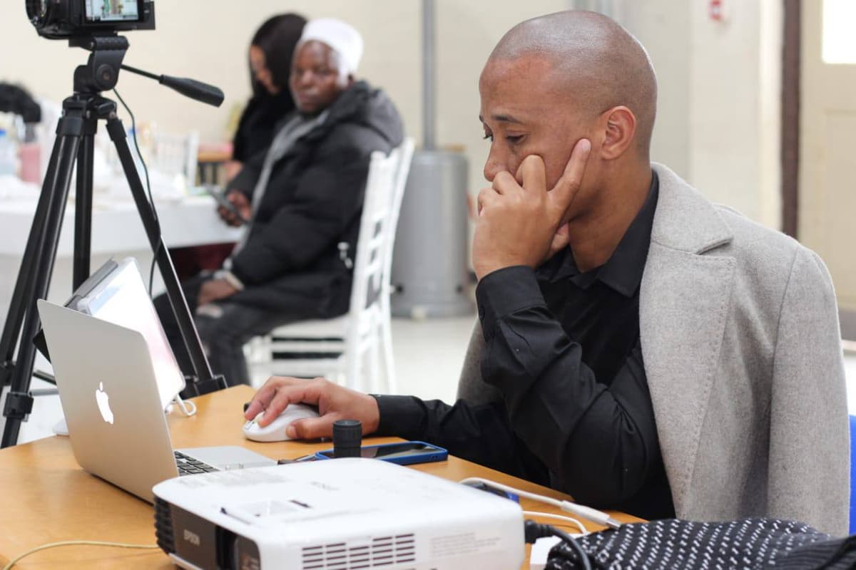 Sound Engineer at work